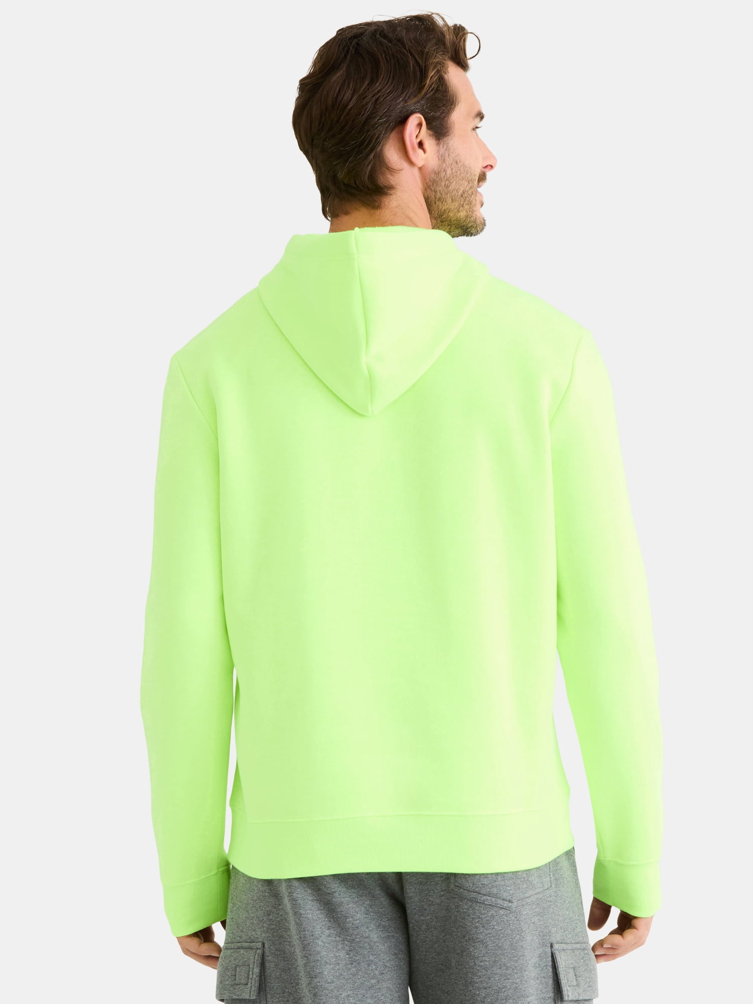 Athletic Works Men's & Big & Tall Men's Fleece Hoodie Sweatshirt, Sizes XS-4XLT