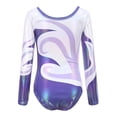 thumbnail image 6 of Novobey Girls Gymnastics Leotard for Kids Long Sleeve Ballet Dance Wear with Bodyshorts and Hair Scrunchie 5-12 Years, 6 of 7