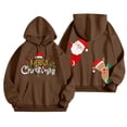 thumbnail image 1 of WILLBEST Sudadera con Capucha Merry Christmas para Mujer Sudadera con Capucha con Estampado Navideño Divertido Camiseta Navideña Informal de Manga Larga 361 X-Grande, 1 of 4