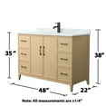 thumbnail image 7 of Wyndham Collection Wch717148s-Cm-Unsmxx Elan 48" Free Standing Single Basin Vanity Set -, 7 of 7
