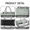 thumbnail image 4 of Large Capacity Tote Bag,Gray Christmas Tree Pattern Handbag Fashion Luxury Tote Bag,15.7"x13"x 5.1" Inches,Laptop Compatible, 4 of 6