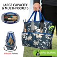 thumbnail image 2 of Garden Tool Bag,Pioneer Flower Floral Print Pattern Garden Tool Organizer,Garden Gifts,Waterproof Multi-Pocket Garden Tool Storage 11.8x5.5x11.4 Inch(Tools NOT Included), 2 of 6