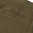 thumbnail image 6 of Sevevn Men's 2 Piece Linen Blend Suit Set Notch Lapel Single Button Blazer and Slim Dress Pants Casual Summer Business Outfit Green 2XL, 6 of 9