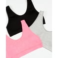thumbnail image 3 of Fruit of the Loom Girl's Seamless Stretch Sports Bra, 3-Pack, 3 of 5