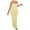 Yellow, variant on LYEAA Bodycon Dresses for Women Crew Neck Sleeveless Elegant Party Ball Gown Maxi Dresses Solid Casual Dressy Backless Fitted Wrap Dresses Comfort Holiday Evening Dresses Yellow S