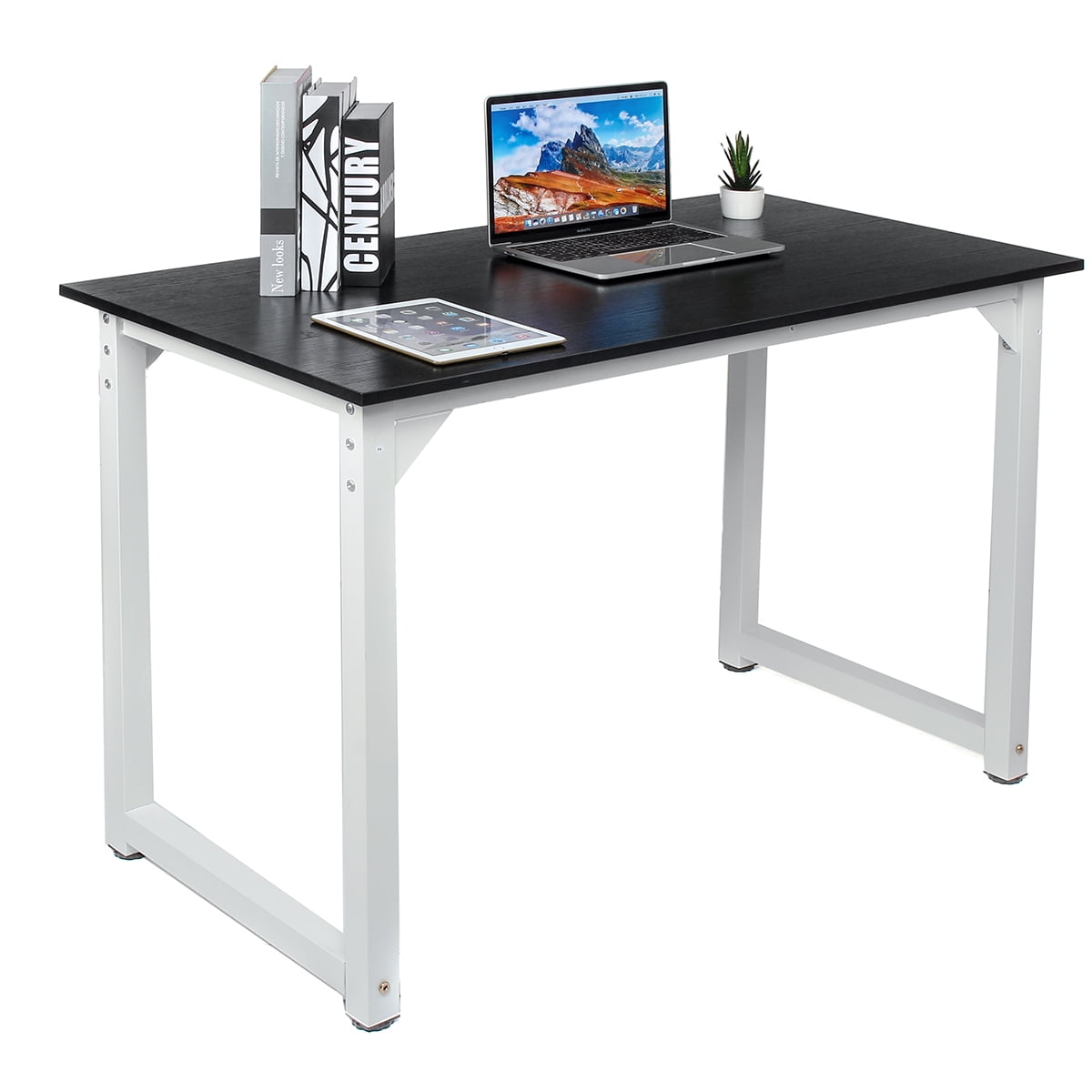 Modern Simple Design Wood Computer Desk PC Laptop Table ...