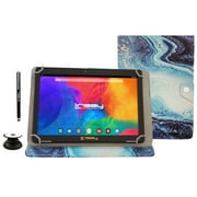 LINSAY 10.1 Octa Core 4GB RAM 128GB Storage Android 13 Tablet with case Ocean World + Pop Holder and Pen Stylus- Bundle