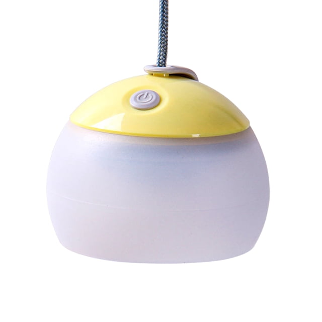 Camping Lantern USB Rechargeable Camping Tent Flashlight for Outdoor Power Outage Yellow