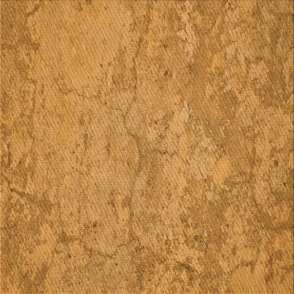 Ahgly Company Machine Washable Indoor Square Transitional Dark Orange Area Rugs, 5' Square