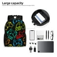 thumbnail image 6 of Gaeub Play Game Start Print Unisex Backpacks, College Bookbag,Daypack with Padded 15" Laptop Sleeve,for School, Work, and Travel, 6 of 8