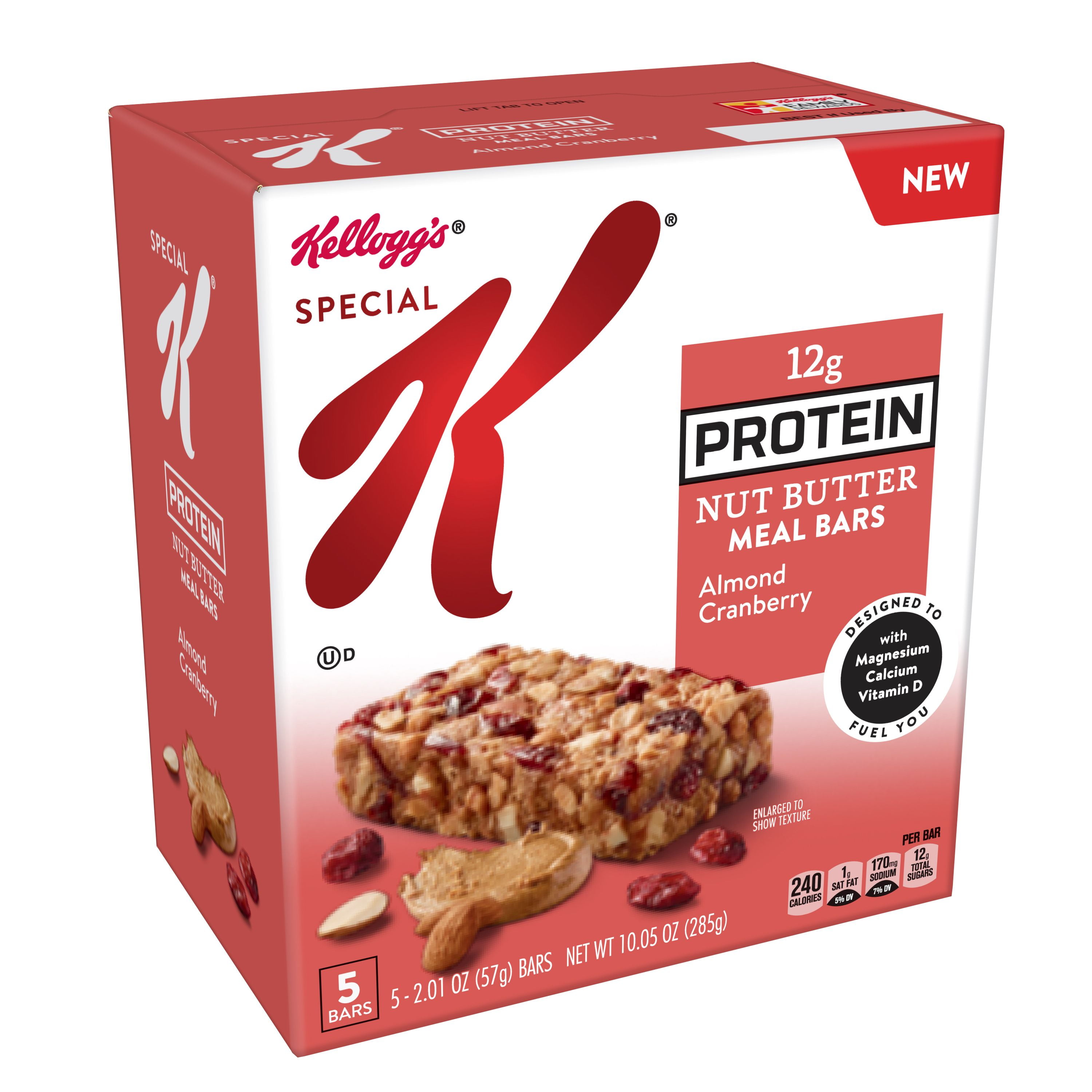 Kellogg's Special K Almond Cranberry Nut Butter Meal Bars 10.05oz 5 Ct