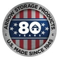 thumbnail image 2 of Arrow Classic Steel Storage Shed, 6x5, Gris pâle, 2 of 9