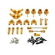 thumbnail image 3 of Conjunto de piezas de repuesto para coche RC, torre de amortiguación para Wltoys 1:28 P929 P939 284161 284010 Dorado, 3 of 8