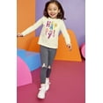 thumbnail image 3 of 365 Kids From Garanimals Girls Graphic Legging, Sizes 4-10, 3 of 4