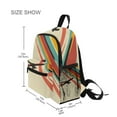 thumbnail image 3 of FORMRS School Backpack with Front Zippered Pocket 12" Student Travel Daypack, Colorful Plane Stripes, 3 of 6