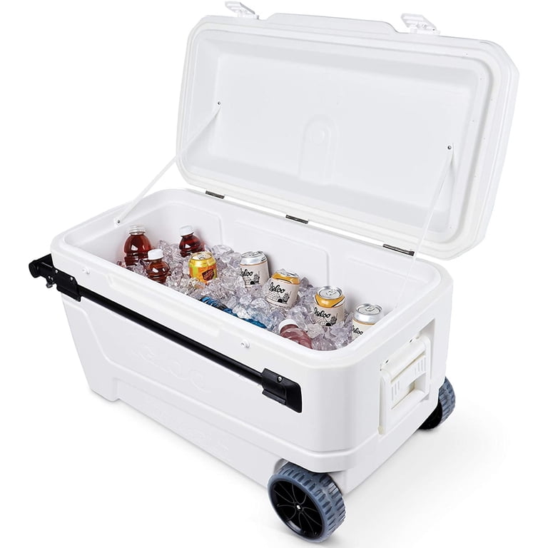 Igloo 110 Qt Glide Pro Wheeled Cooler - Portable Large Ice Chest