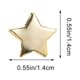thumbnail image 4 of EeaseMX 200 piezas de clavos de estrella de 14 mm, adornos de álbum de recortes, clavos de sujeción, manualidades de metal (dorado), 4 of 7