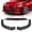 Black, variant on For 2008-2015 Mitsubishi Lancer RA-Style Painted White Front Bumper Spoiler Lip
