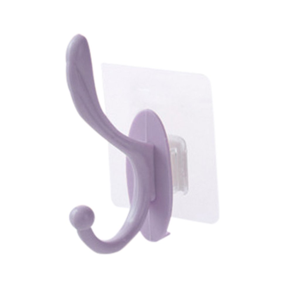 Cute Wall Hook Seamless Reusable Scratch Wall Hook for Kitchen Bathroom