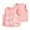 Pink, variant on NAISIBABY Toddler Girls Fleece Vest 6T, Soft Buttons Solid Color Print Worn On Both Sides Thermal Tank Tops Jacket Pink(2-7T)