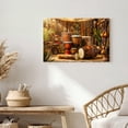 thumbnail image 2 of 1.5-Inch Thick Canvas Print Wall Art for Living Room, Bedroom, Office or Entryway – Decorative Wall Decor with African Drums And Artifacts Display -24Lx 16x 1.5 in, 2 of 9