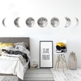 thumbnail image 3 of Papel tapiz Luna Bewildely Adhesivo de pared PVC decoración del hogar arte dormitorio, 3 of 6