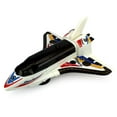 thumbnail image 2 of Astro Space Shuttle Jet Battery Operated Bump and Go Toy Plane w/ Flashing Lights, Sounds (Colors May Vary), 2 of 4