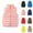 Pink, variant on Girls Quilted Puffer Vest Stand Collar Zip Up Elastic Hem Sleeveless Down Coat Kids Lightweight Fall Winter Warm Jacket 3-12 Years