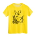 thumbnail image 4 of ZTKWD Girls Holidays Short Sleeve Graphic T-Shirts 2-14 years Easter bow, 4 of 4
