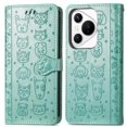 thumbnail image 1 of Funda Cartera FOXDOCK para Huawei Pura 70 Pro , Flip PU con Relieve de Gatos y Perros, Tarjetero y Soporte, 1 of 6