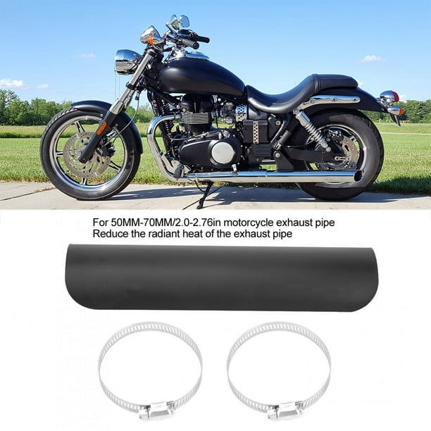 Placa Protectora Térmica Para Tubo De Escape, Para Motocicleta Universal, 2,0-2,76 Pulgadas