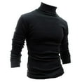 thumbnail image 1 of Men‘s Casual Slim Fit Basic Tops Knitted Thermal Turtleneck Pullover Sweater, 1 of 4