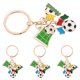 thumbnail image 1 of GAXIRE 4Ud Llavero Fútbol Con Cadena Metálica Para Y Fiestas Deportivas, 1 of 6