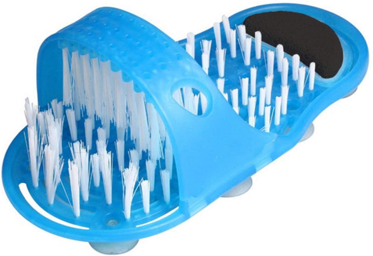 Bmatwk Magic Feet Cleaner Simple Foot Scrubber Feet Shower Spa Massage