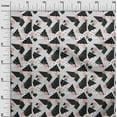 thumbnail image 2 of oneOone Cotton Jersey White Fabric Geometric & Rose Floral Dress Material Fabric Print Fabric By The Yard 58 Inch Wide, 2 of 4