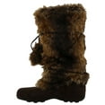 thumbnail image 3 of Talia-Hi Women Mukluk Faux Fur Boot Mid Calf Winter Snow Brown 7, 3 of 5
