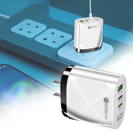 erfcxs 58W USB C Fast Charger - GaN Technology Compact Design Compatible With And More
