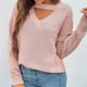thumbnail image 5 of Pntutb Mujer Casual Soild Manga Larga Punto Jersey Cuello Redondo Suéter Abrigo Pntutb Pntutb-5030, 5 of 7