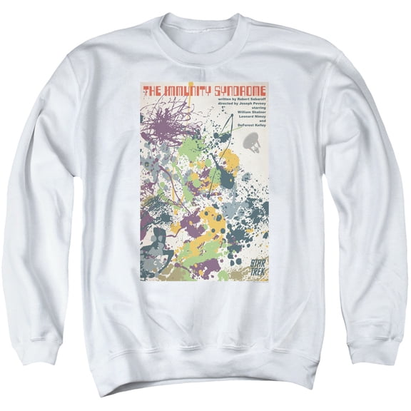 Star Trek Tos Episode 47 Adult Crewneck Sweatshirt White