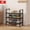 3 Layers 23.62inch, variant on Single Unit Multi-Level Shoe Storage Rack - Durable Black Organizer with a Minimalist Design Suitable for Entryways, Bedrooms, And Hallways - Space-Efficient, Versatile, And Easy to Put Together