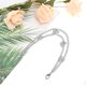 thumbnail image 4 of Ofertas Únicas 1 Pc Correa de Bolso de Mariposa Hueca de Doble Capa Portátil para Citas Tono Plateado de Metal, 4 of 5