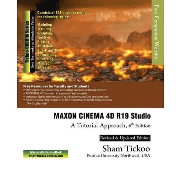 Pre-Owned MAXON CINEMA 4D R19 Studio: A Tutorial Approach (Paperback) by Prof. Sham Tickoo Purdue Univ