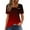 ZZ-Wine Red, variant on UYISJ Womens Summer Tops Asymmetrical Neck Button Dressy T Shirts Short Sleeve Casual Lightweight Tunic Blouse XXL