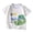 White, variant on MUXiin Toddler Tshirts Boys 4t Graphic T-Shirts Cute Funny Short Sleeve T-Shirt Comfortable Holiday Shirts Toddler Baby Boy Clothes