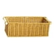 thumbnail image 3 of Cesta tejida versátil organizadora de juguetes rústica con asas de madera decorativa para pan L, 3 of 7