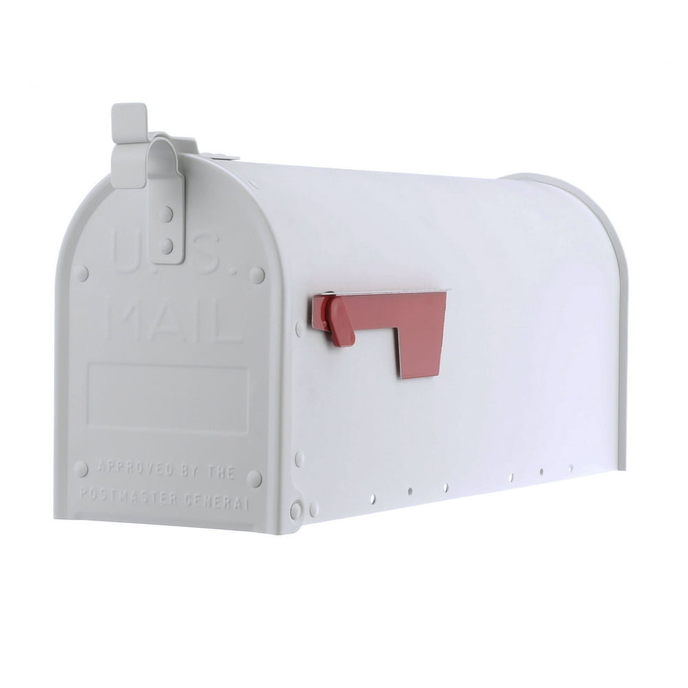 Gibraltar Mailboxes Admiral Medium, Aluminum, PostMount Mailbox