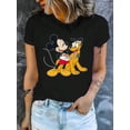 thumbnail image 1 of Disney Mickey Mouse And Pluto Best Friends Graphic T-Shirt All size S-3XL, 1 of 3
