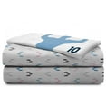 thumbnail image 6 of Messi Kids 3 Piece White Bed Sheet Set, Twin, 6 of 10