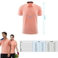 thumbnail image 4 of Camiseta deportiva de manga corta con cuello abotonado para hombre y mujer para, 4 of 7