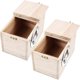 thumbnail image 3 of Bird Nest for Lovebirds Wooden Bird House Parakeet Nesting Box Indoor 19.3X12cm Shelter 2Pcs, 3 of 4